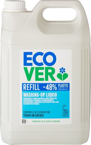 Ecover afwasmiddel, refill, kamille-clementine, 5ltr