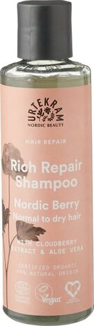 Urtekram, Nordic Berry shampoo, normaal tot droog haar, 250ml