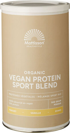 Mattisson Sport, vegan protein blend, vanille, 500gr