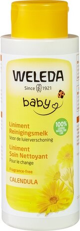 Weleda baby, liniment reinigingsmelk, 400ml