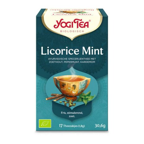 Yogi tea, licorice mint, 17x1kop