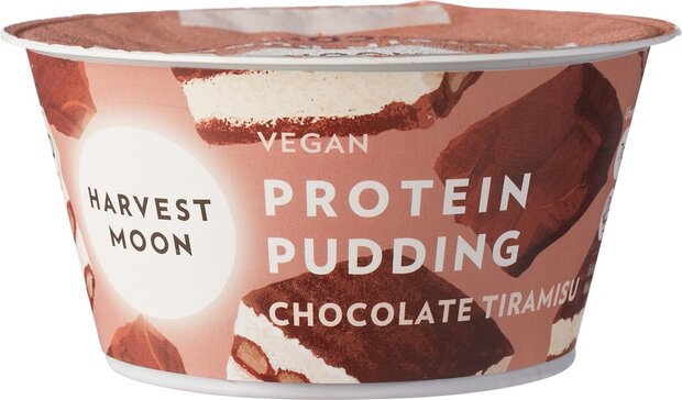 Harvest Moon, vegan protein pudding, chocolate tiramisu, 120gr