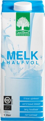 Landgoed, houdbare halfvolle melk, 1ltr-pak