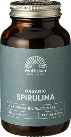 Mattisson, spirulina, 240tabletten-500mg