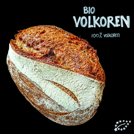 BROOD.revolutie, bio volkoren brood, 800gr