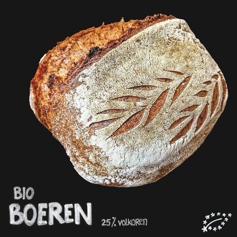 BROOD.revolutie, bio boeren brood, 800gr
