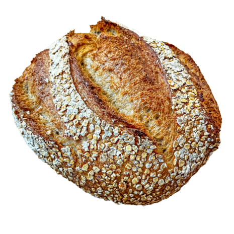 BROOD.revolutie, tarwe-haver brood, 800gr