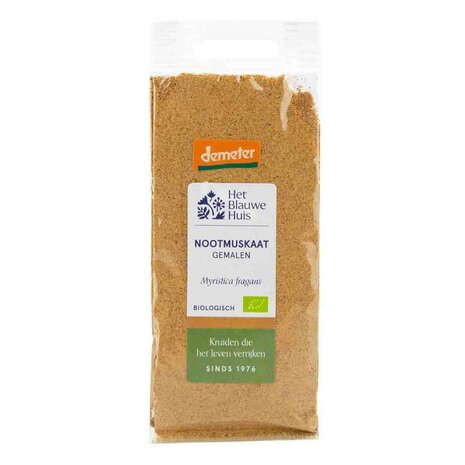 Nootmuskaat, gemalen, 20gr, Het Blauwe Huis