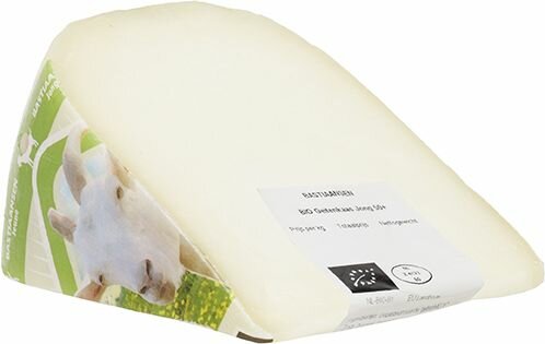 Bastiaansen, jonge geitenkaas 50+, ongeveer 350gr / prijs per kg