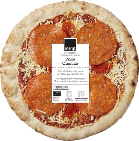 Marqt verse pizza, chorizo, 351gr
