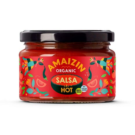 Amaizin, salsa dipsaus, hot, 260gr