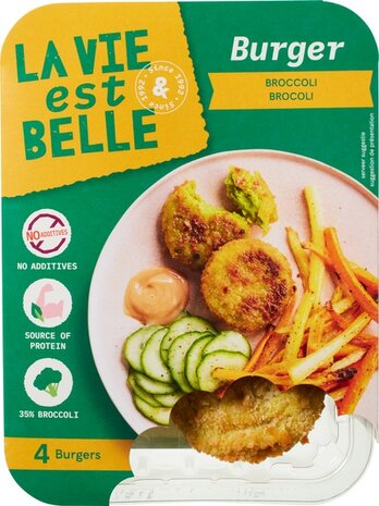La Vie Est Belle, Mini broccoliburgers, 180gr