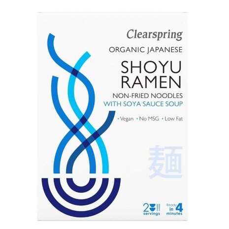 Clearspring, ramen noodles shoyu soep, 105gr