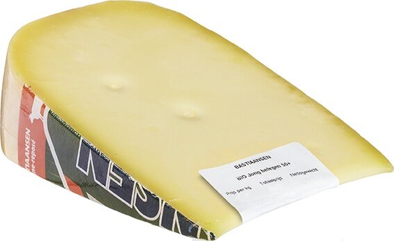 Bastiaansen, jong belegen koekaas, ongeveer 500gr / prijs per kg