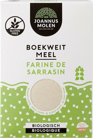 Joannusmolen, boekweitmeel, gl&uuml;tenvrij, 350gr