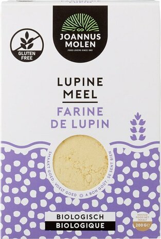 Joannusmolen, lupinemeel, gl&uuml;tenvrij, 200gr