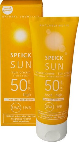 Speick Sun, zonnebrandcr&egrave;me spf 50+ mini, 60ml