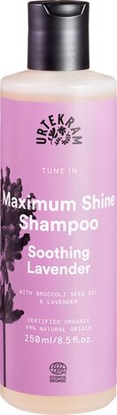 Urtekram, Maximum shine shampoo lavendel, 250ml