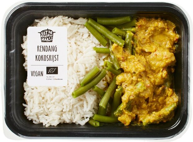 Maass Keuken, verse maaltijd, rendang kokosrijst, 400gr