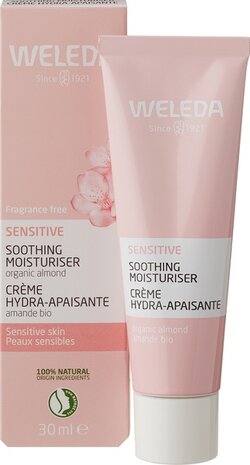 Weleda, Hydraterende gezichtscr&egrave;me sensitive, 30ml
