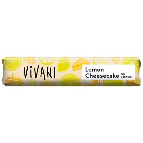 Vivani, mini reep, lemon cheesecake, 40gr
