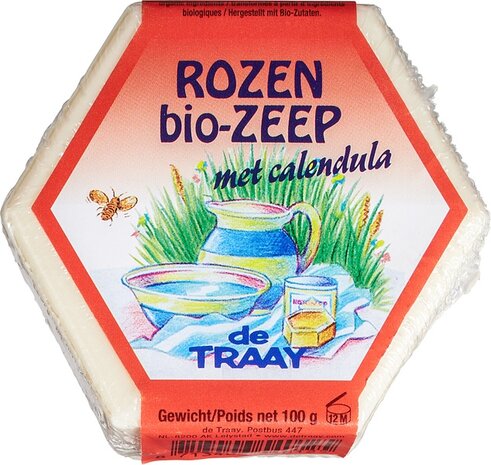 De Traay zeep, rozen-calendula, 100gr
