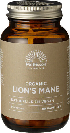 Mattisson, Lion's Mane capsules, 60stuks