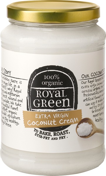 venster Specifiek koper Biologische kokosolie extra virgin Royal Green. Thuisbezorgd. -  goudenpompoen