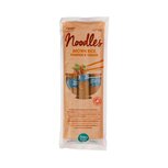 Bruine rijstnoodles pompoen gember, 250gr, Terrasana Bruine rijstnoodles pompoen gember, 250gr, Terrasana