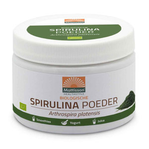 Absulute spirulina poeder, 125g, Mattisson