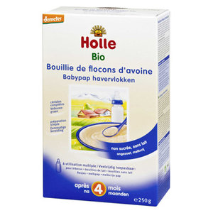babypap havervlokken 4 mnd, 250g, Holle