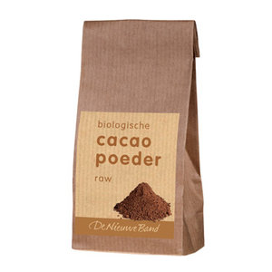 cacaopoeder raw, 250g, De Nieuwe Band