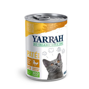 catfood pate kip, 400g, Yarrah
