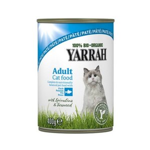 catfood pate vis, 400g, Yarrah