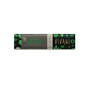 chocobar dark nougat croccante, 35g, Vivani