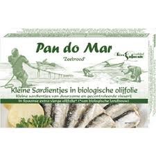 kleine sardines in olijfolie, 120g, Pan do Mar
