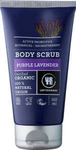 purple lavender body scrub, 150ml, Urtekram